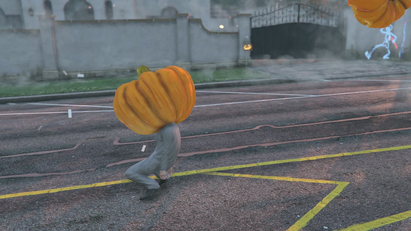 Pluie de citrouilles